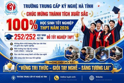 NĂM HỌC 2025-2026 ĐẠT 252/252 EM TỐT NGHIỆP THPT - ĐẠT 100%