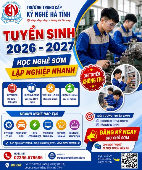 THÔNG TIN TUYỂN SINH NĂM HỌC 2026-2027